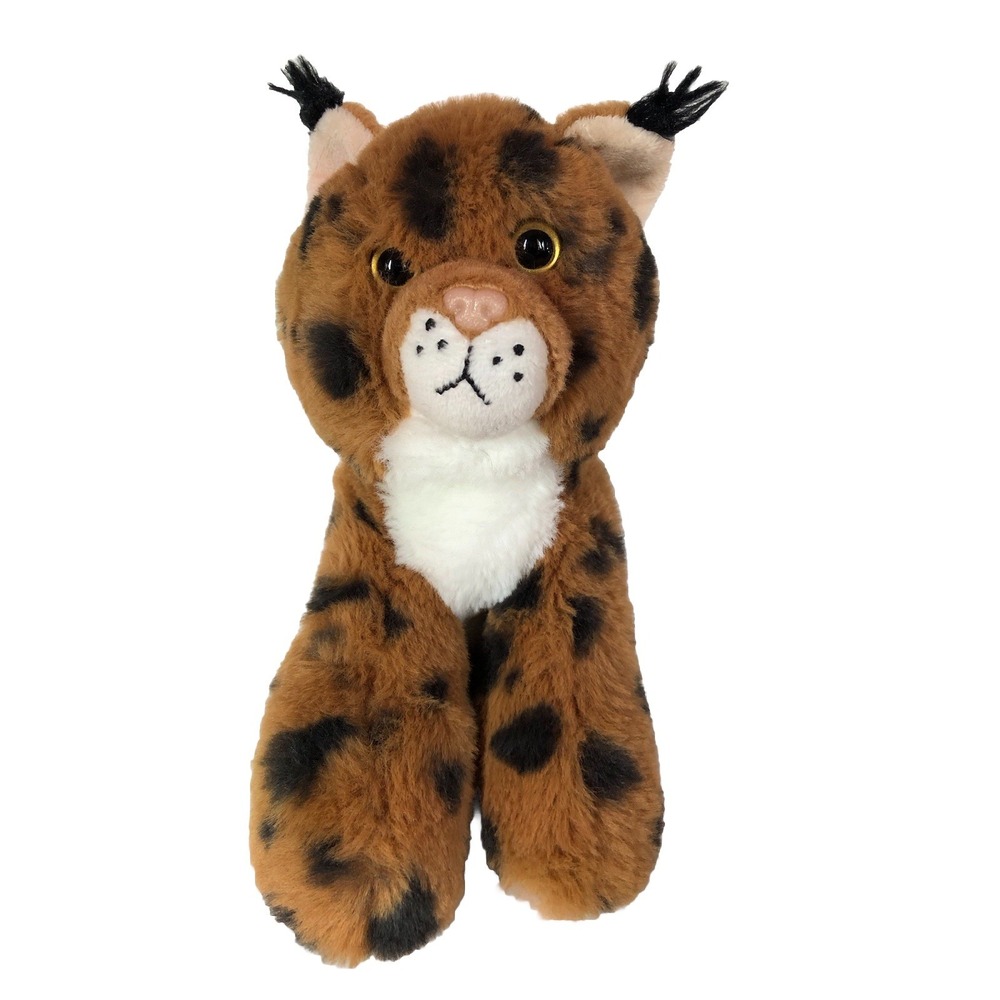 Lynx Bobcat Wild Cat Plush TPZ-S008 Stuffed Animal Toy The Petting Zoo 9.5"